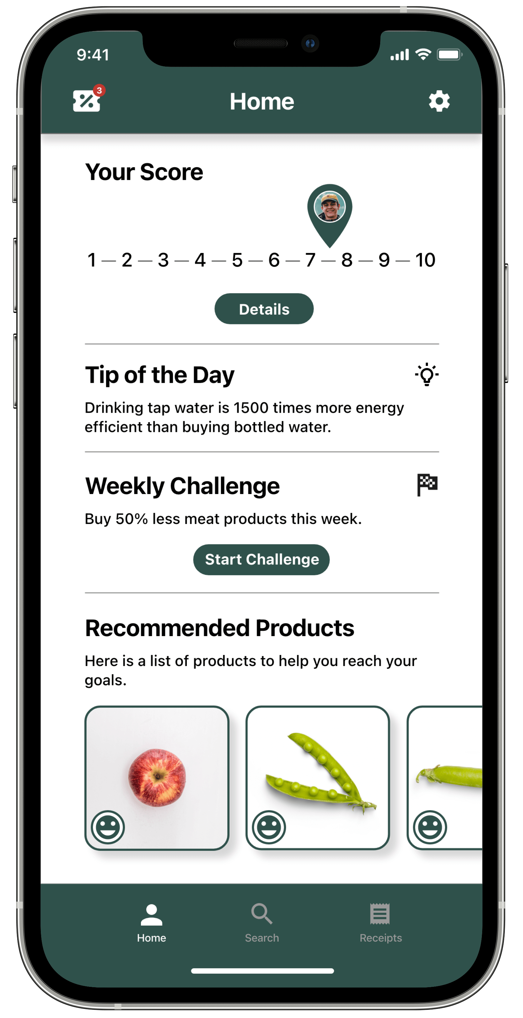 cFood-app home-page